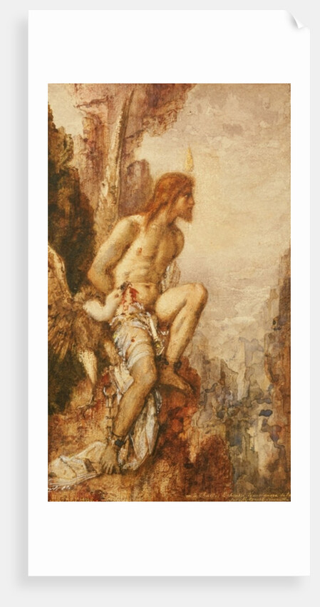 The Torture of Prometheus by Gustave Moreau