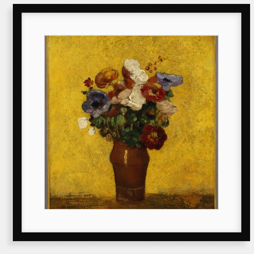 Flowers by Odilon Redon