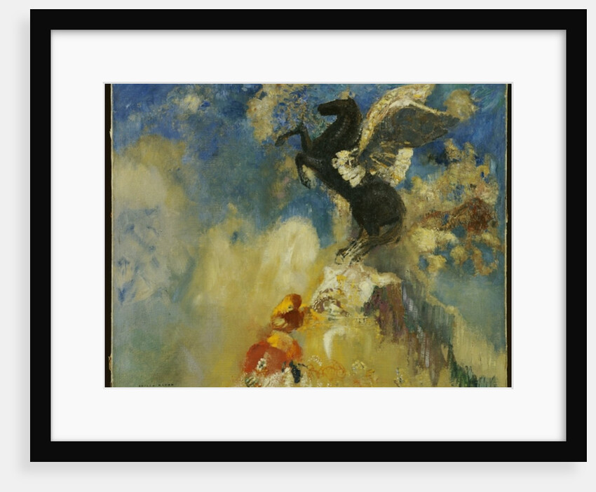 The Black Pegasus by Odilon Redon