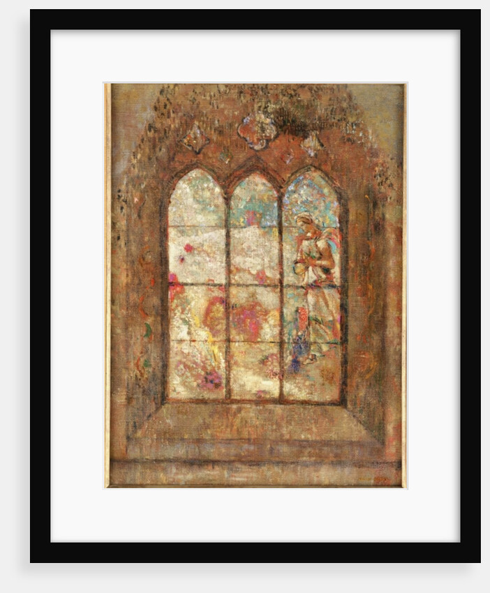 The Stained Glass Window by Odilon Redon