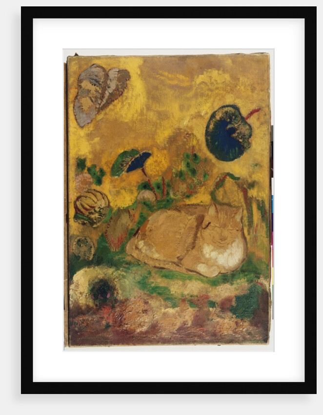 Bazon: The Artist's Cat, 1905 by Odilon Redon
