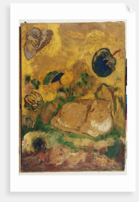 Bazon: The Artist's Cat, 1905 by Odilon Redon