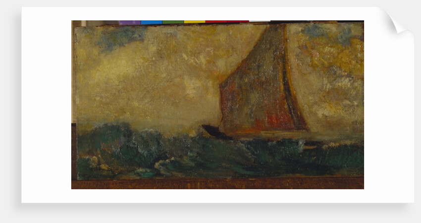The Mystical Boat by Odilon Redon