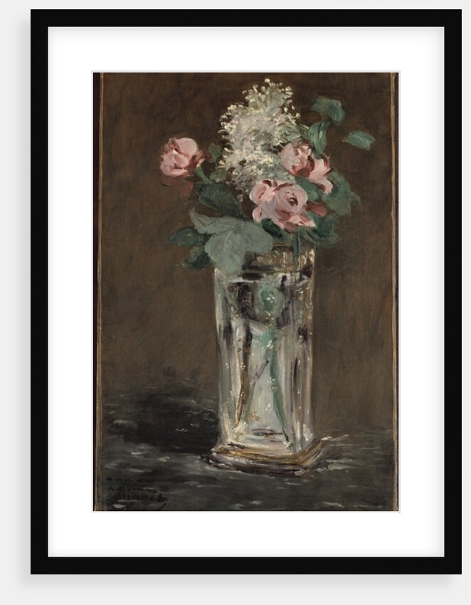 Flowers in a Crystal Vase by Edouard Manet