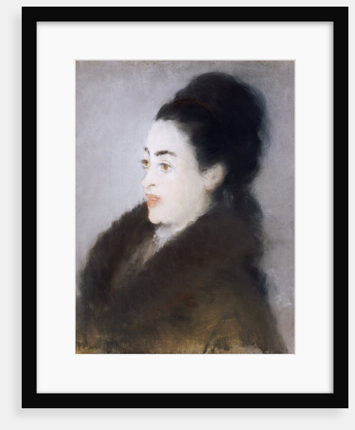 Woman in a Fur Coat in Profile, 1879 by Edouard Manet