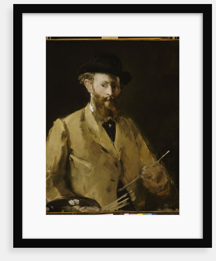 Self Portrait with a Palette by Edouard Manet