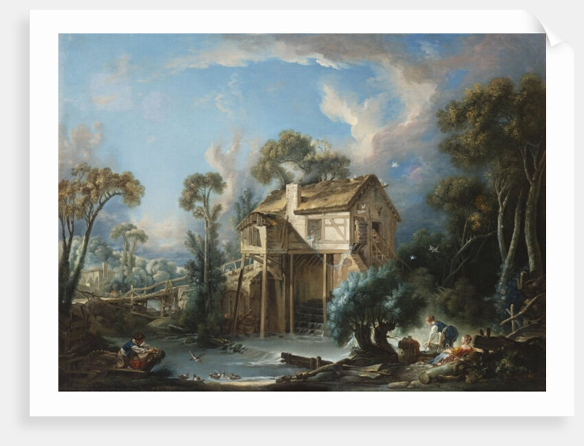 The Mill at Charenton, c.1756 by Francois Boucher