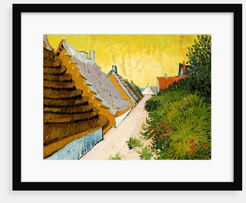 Farmhouses at Saintes-Maries, June 1888 by Vincent van Gogh