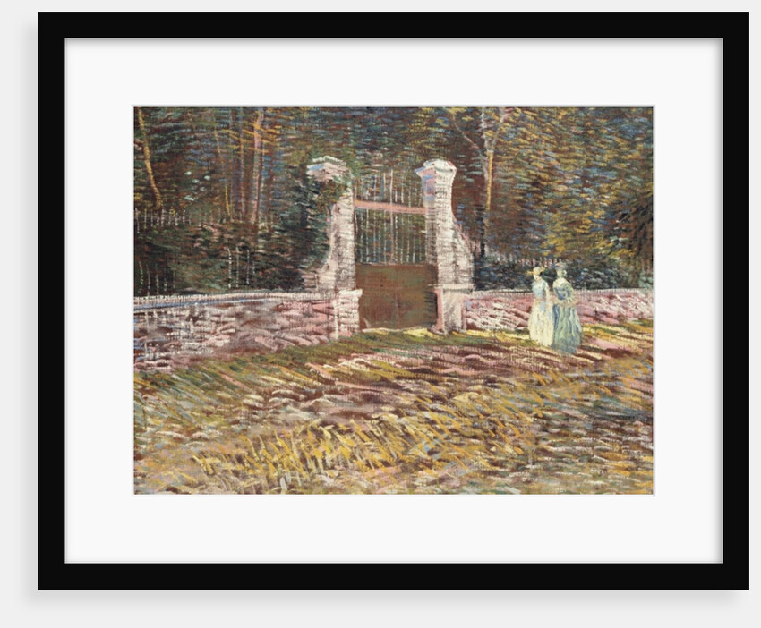 Entrance to the Voyer-d'Argenson Park at Asnieres, 1887 by Vincent van Gogh