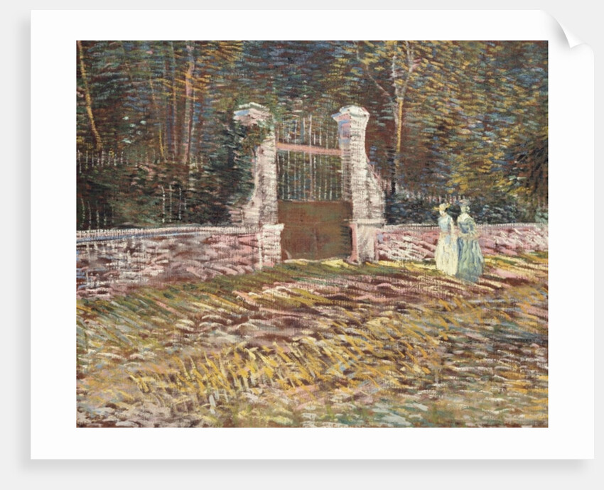 Entrance to the Voyer-d'Argenson Park at Asnieres, 1887 by Vincent van Gogh