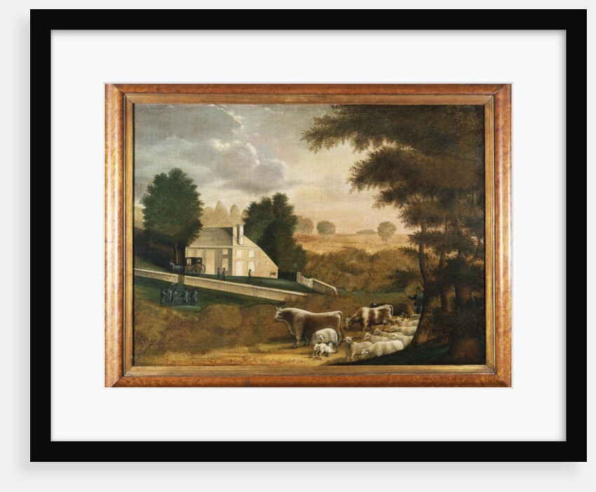 The Grave of William Penn, 1848 by Edward Hicks