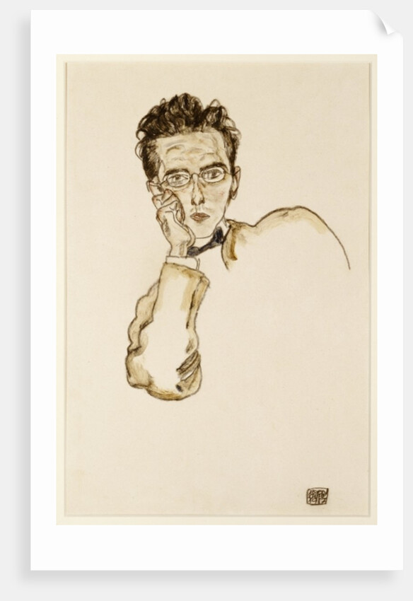 Portrait of the Art Dealer, Paul Wengraf, 1917 by Egon Schiele
