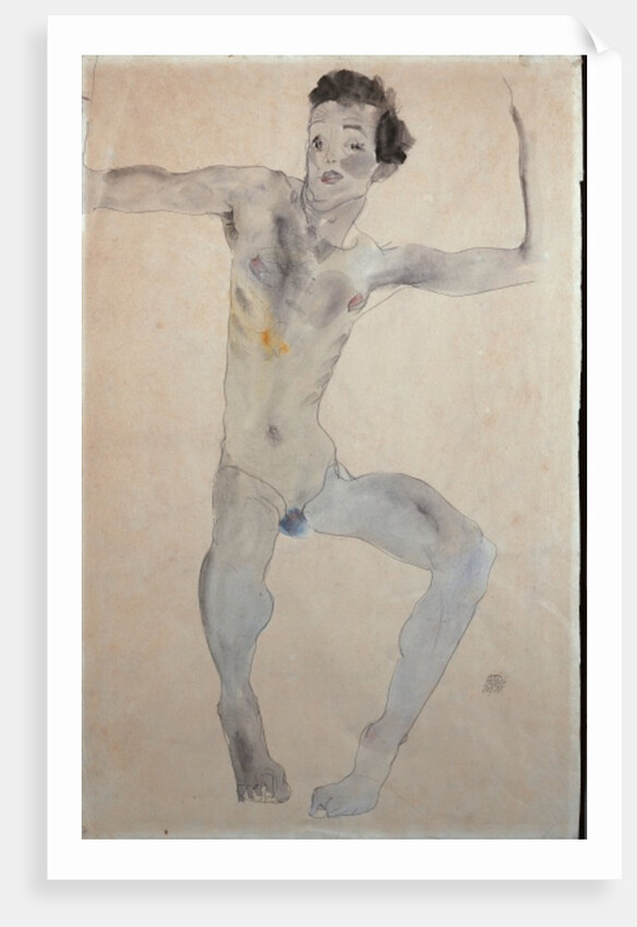 Self Portrait, 1911 by Egon Schiele