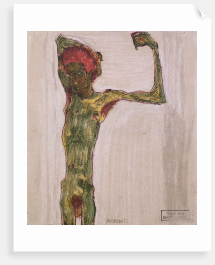 Anarchist, c.1909-10 by Egon Schiele
