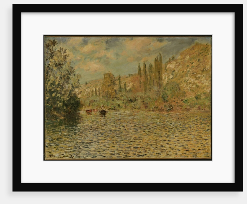 The Seine at Vetheuil by Claude Monet
