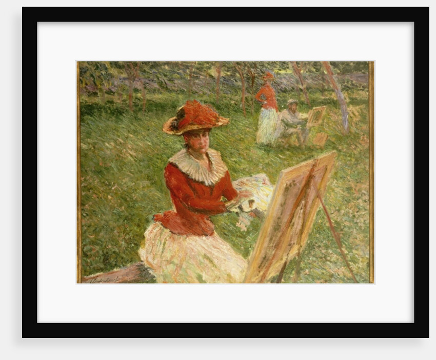 Blanche Hoschede Painting, 1892 by Claude Monet