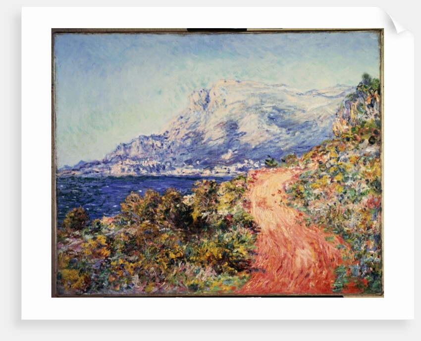 The Red Road near Menton, 1884 by Claude Monet