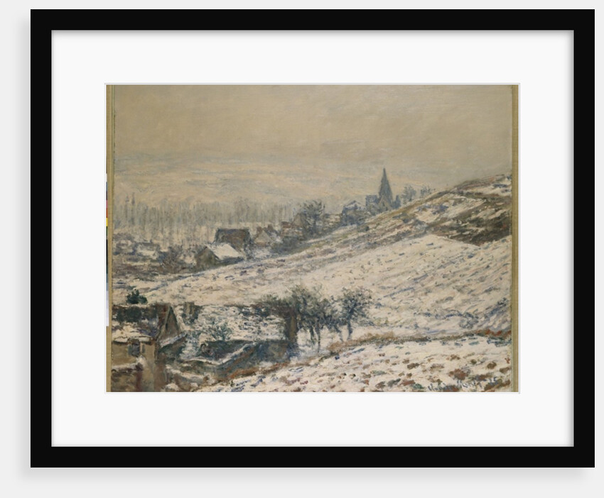 Winter in Giverny, 1885 by Claude Monet