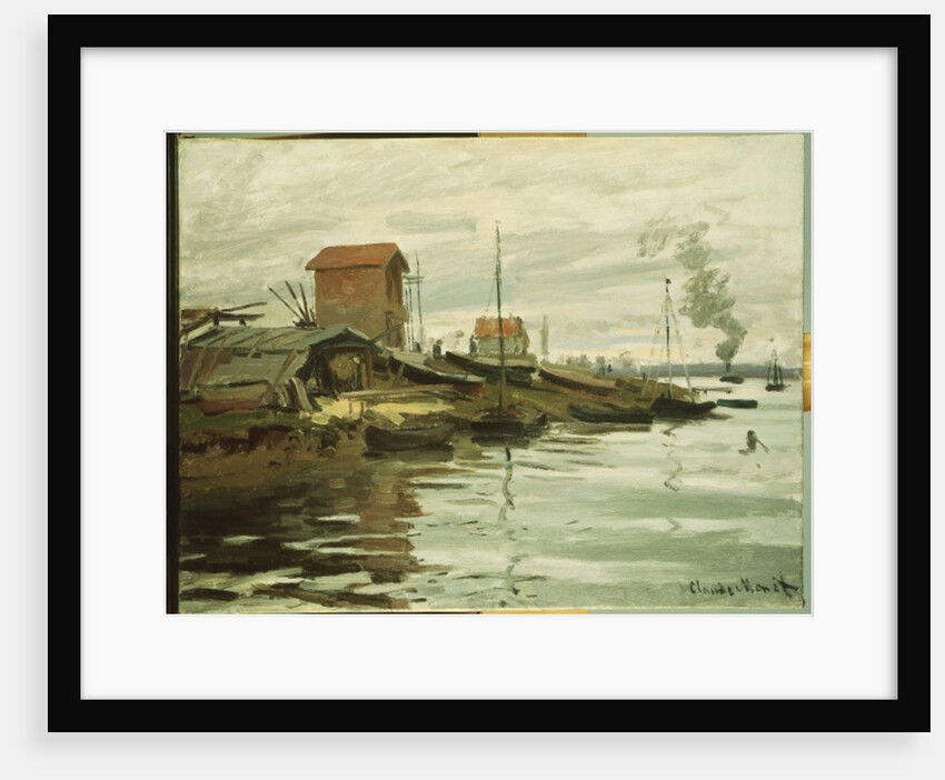 The Seine at Petit-Gennevilliers, 1872 by Claude Monet