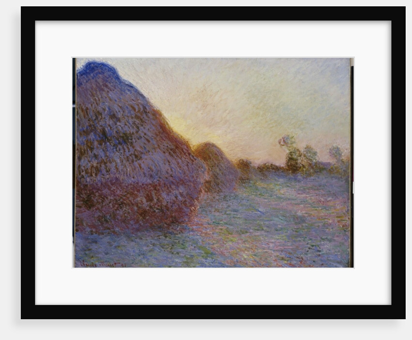 Haystacks by Claude Monet