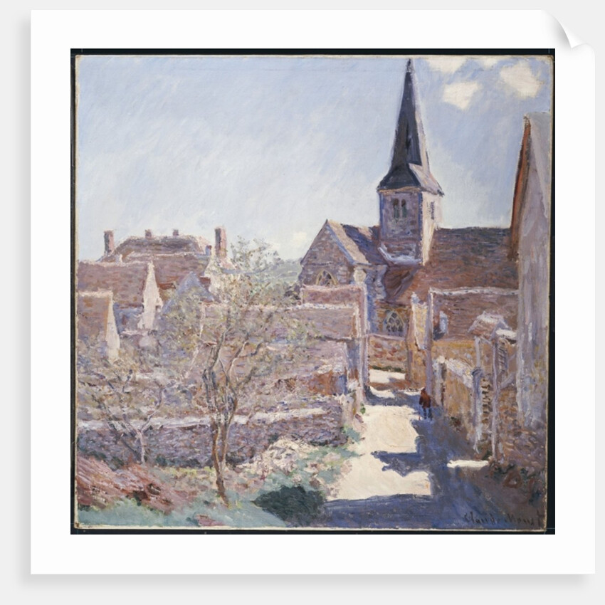 Bennecourt, 1885 by Claude Monet