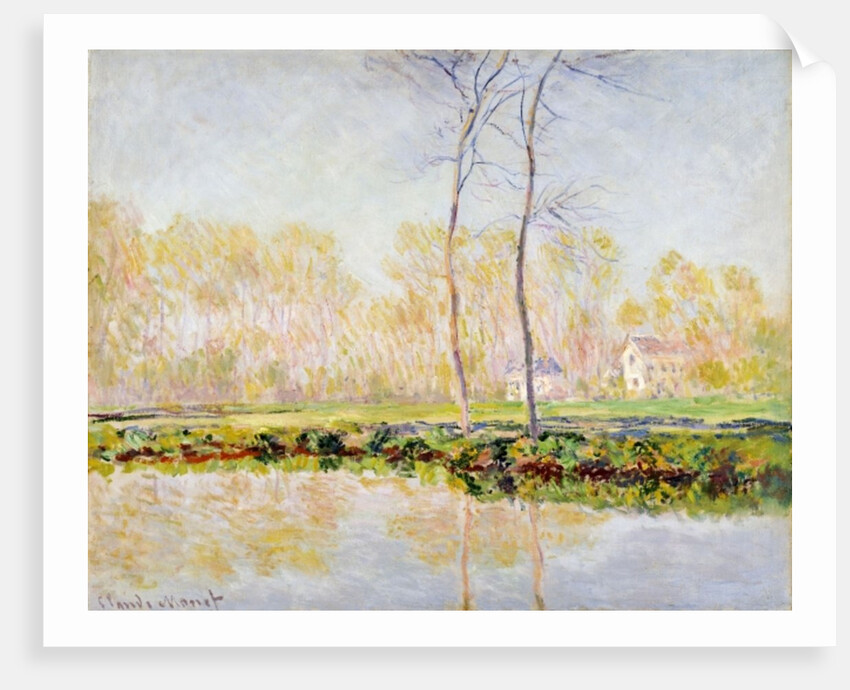 The Banks of the River Epte at Giverny, 1887 by Claude Monet