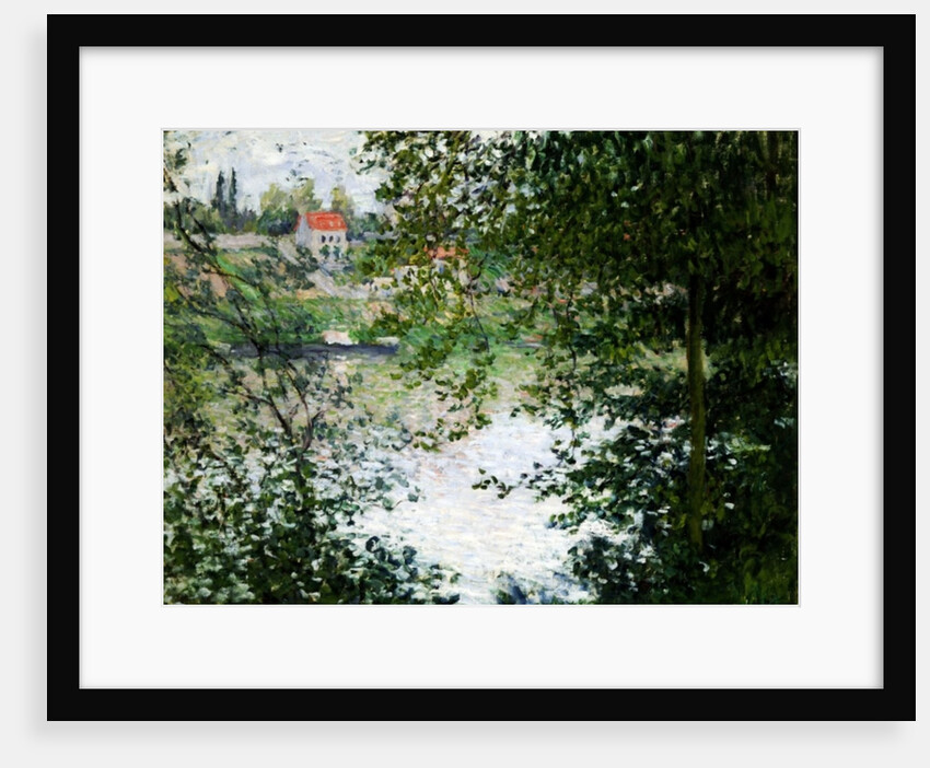 Ile de La Grande Jatte Through the Trees, 1878 by Claude Monet