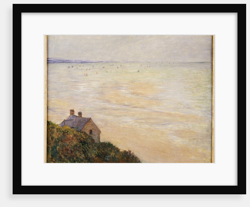 The Hut at Trouville, Low Tide, 1881 by Claude Monet