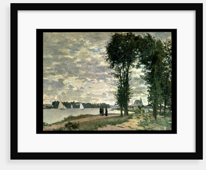 The Banks of the Seine at Argenteuil, 1872 by Claude Monet