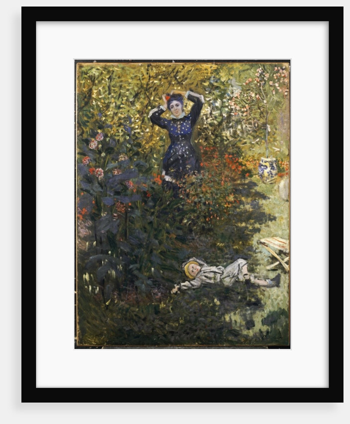 Camille and Jean in the Garden at Argenteuil by Claude Monet