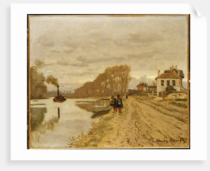 Infantrymen of the Flanant Guard on the Water by Claude Monet