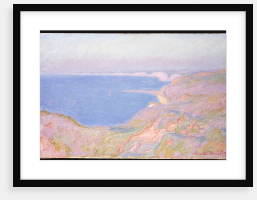 On the Cliffs near Dieppe, Sunset, 1897 by Claude Monet