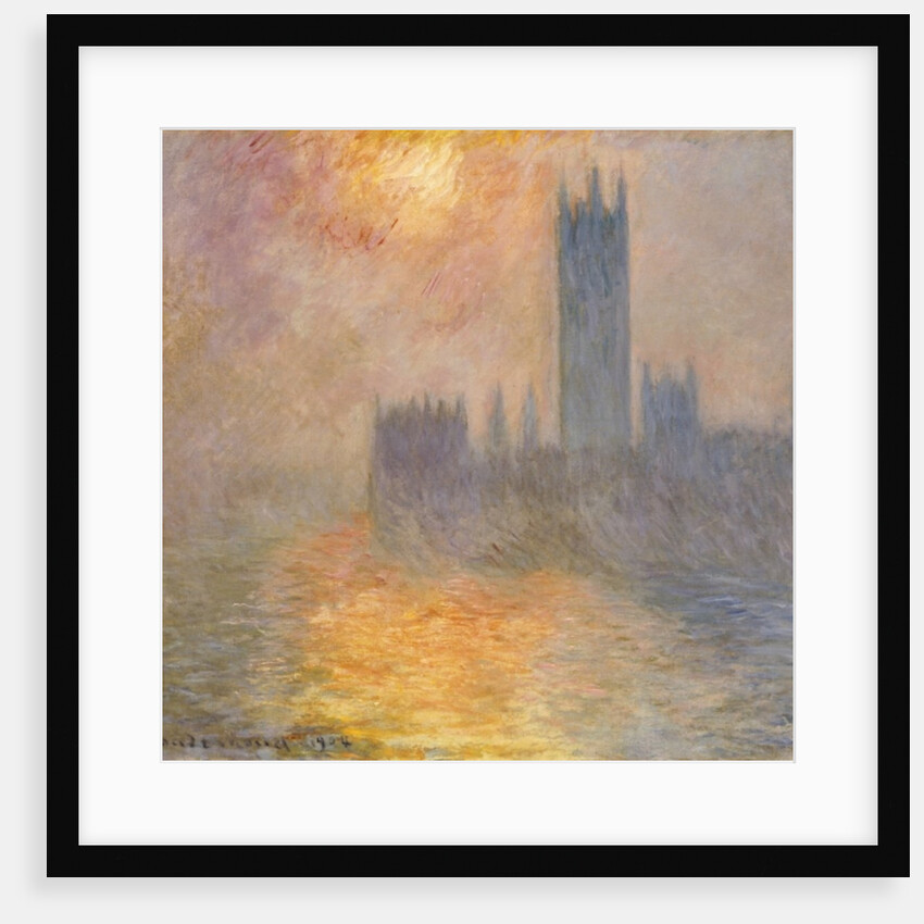 The Houses of Parliament, Sunset, 1904 by Claude Monet