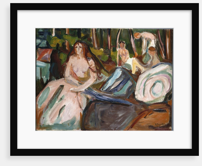Bathers, 1917 by Edvard Munch