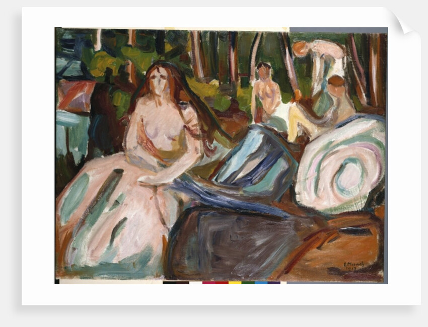 Bathers, 1917 by Edvard Munch