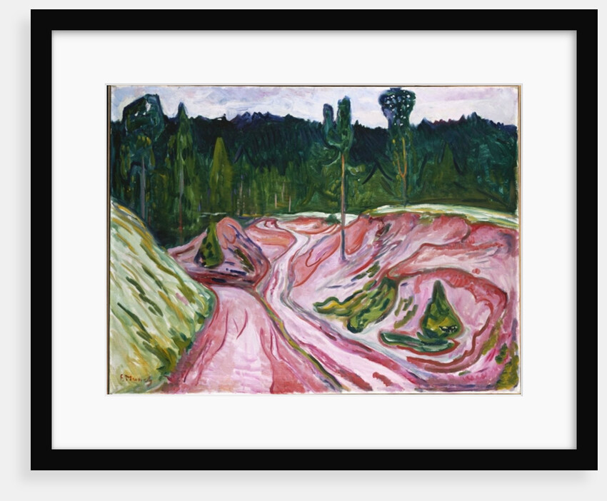 The Thuringian Forest, c.1904 by Edvard Munch