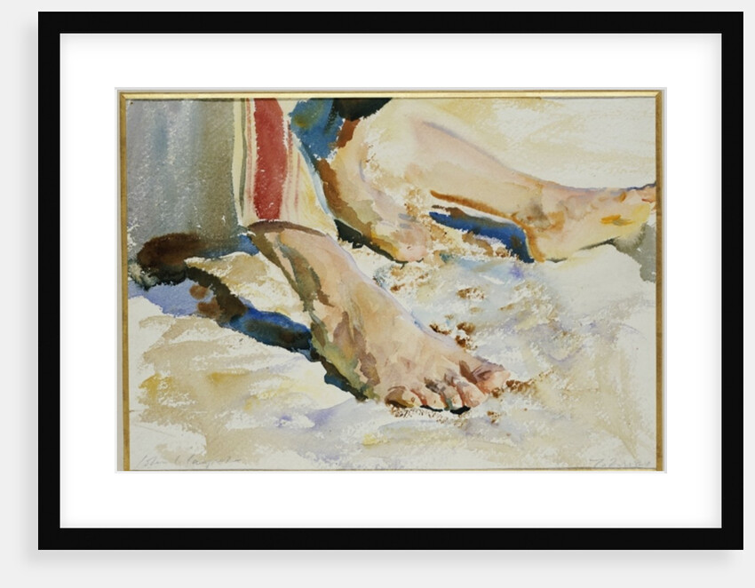 Feet of an Arab, Tiberias by John Singer Sargent