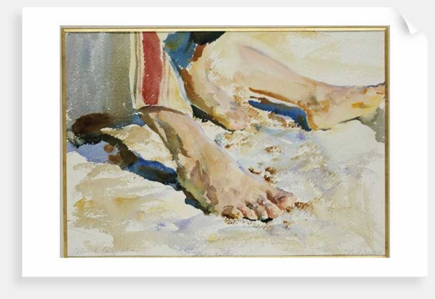 Feet of an Arab, Tiberias by John Singer Sargent