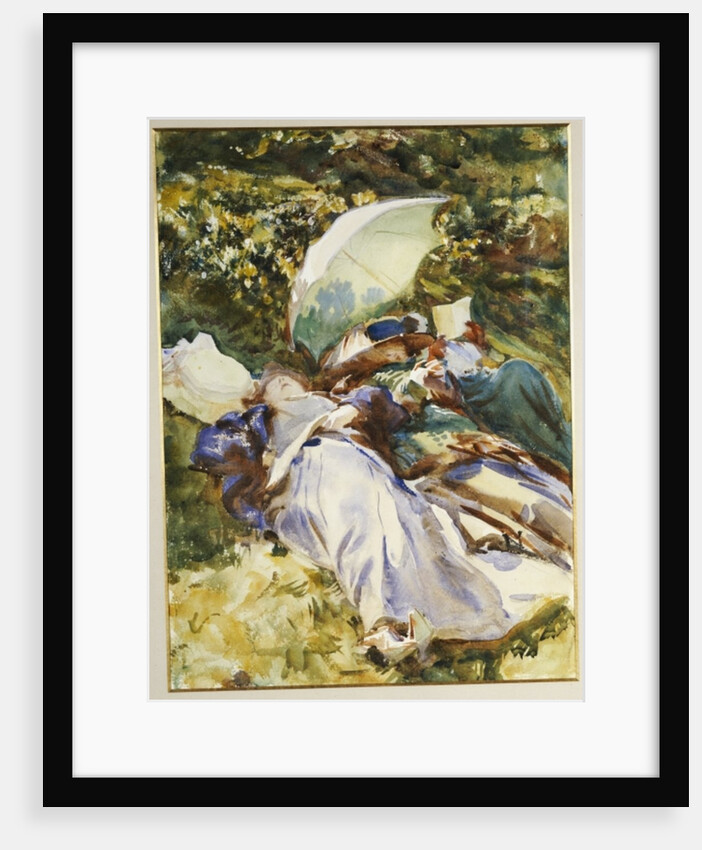 The Green Parasol, c.1910 by John Singer Sargent