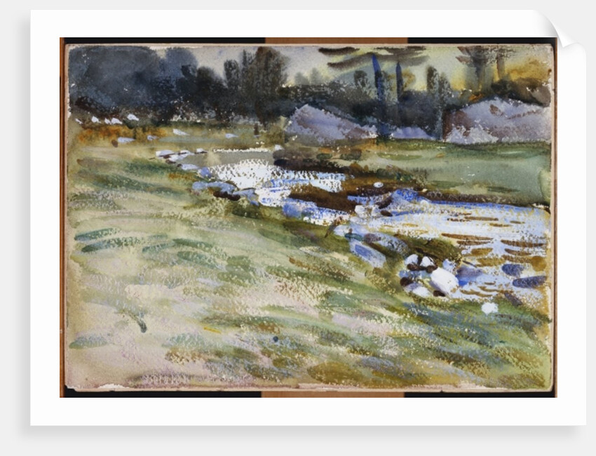 The Brook by John Singer Sargent