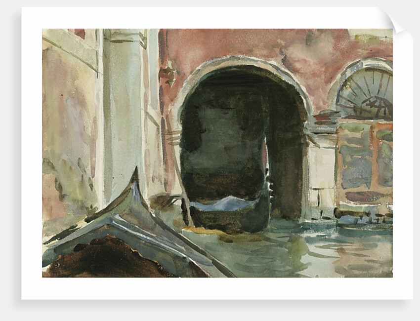 Venetian Canal by John Singer Sargent