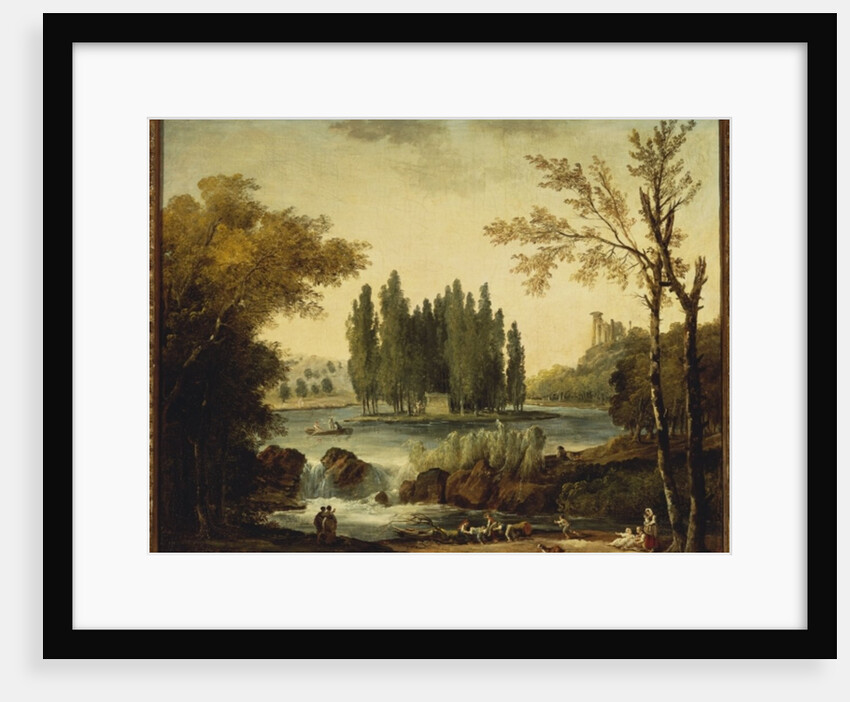 The Tomb of Jean-Jacques Rousseau at Ermenonville, 1802 by Hubert Robert