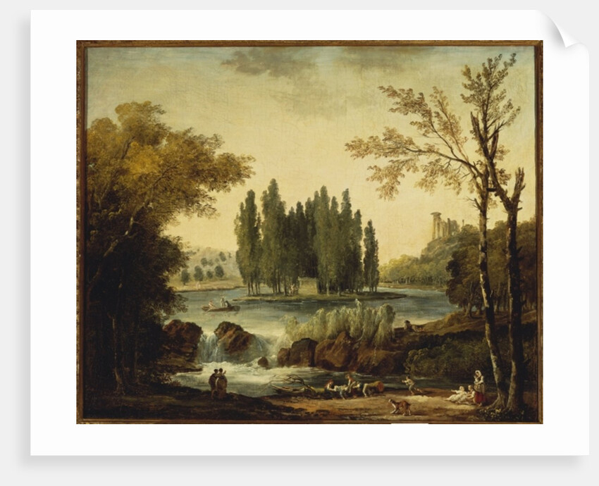 The Tomb of Jean-Jacques Rousseau at Ermenonville, 1802 by Hubert Robert