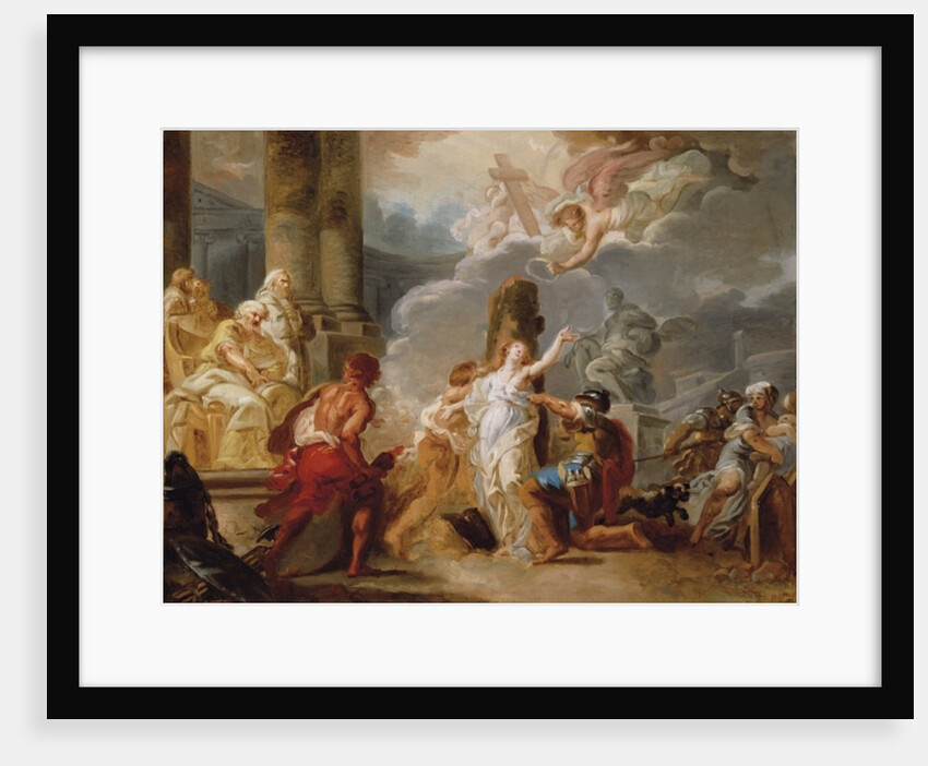 The Martyrdom of a Female Saint, a sketch by Gabriel Francois Doyen
