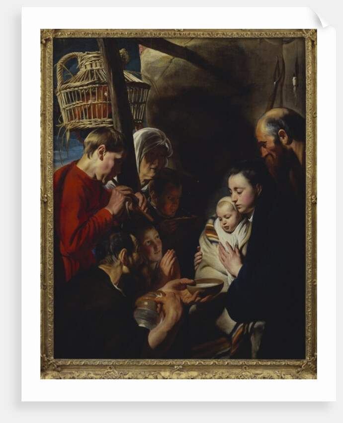 The Adoration of the Shepherds by Jacob Jordaens