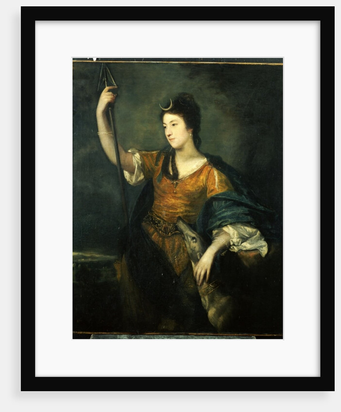 Portrait of Lady Anne Dawson, three-quarter length, as Diana, 1753-54 by Joshua Reynolds