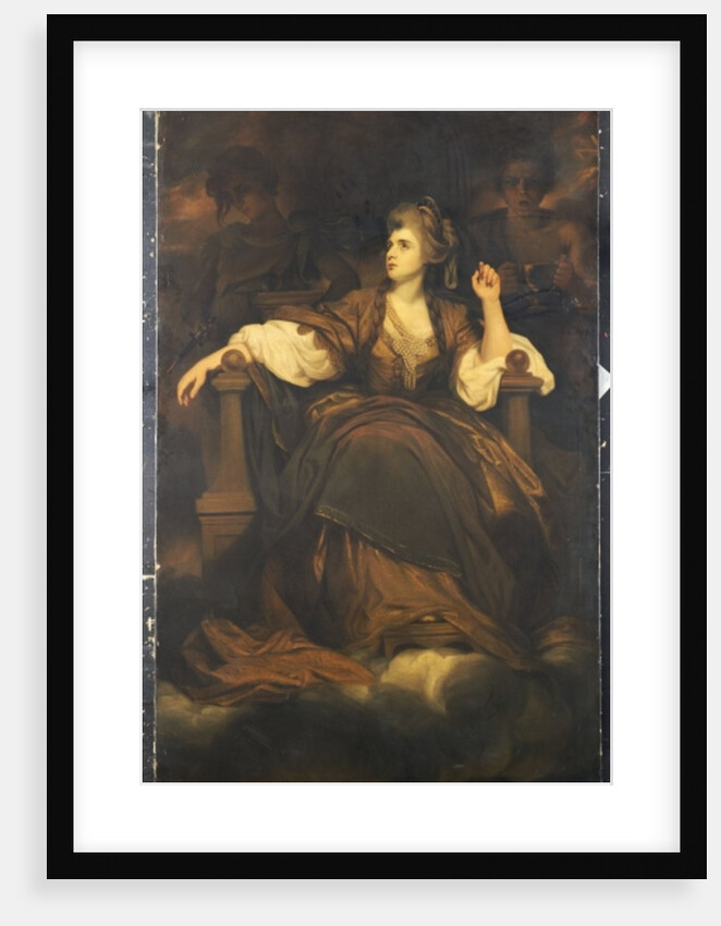 Mrs. Siddons as 'The Tragic Muse' by Joshua (studio of) Reynolds
