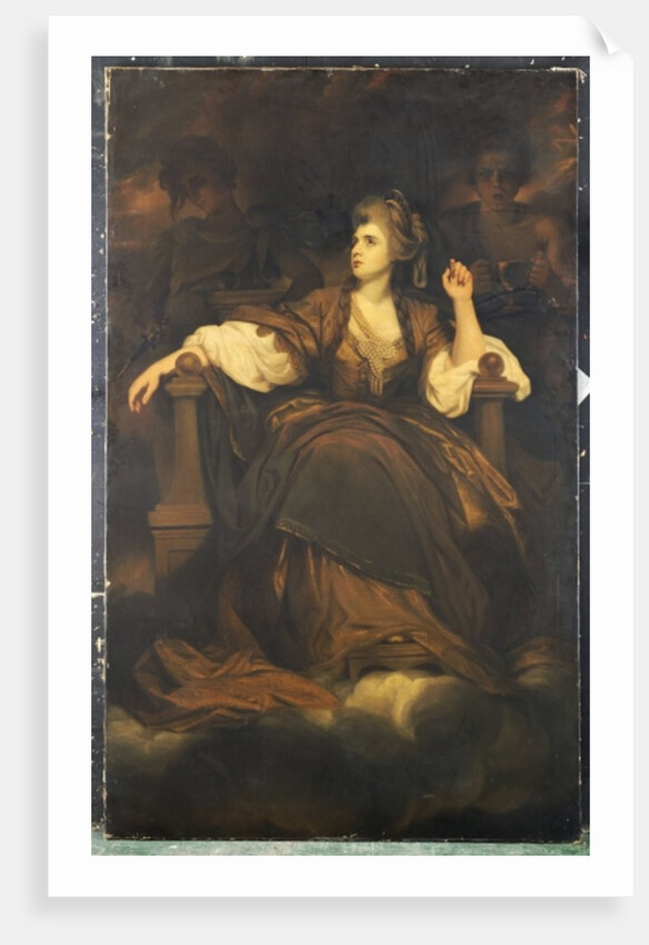 Mrs. Siddons as 'The Tragic Muse' by Joshua (studio of) Reynolds
