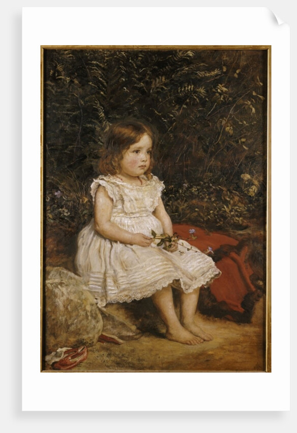 Portrait of Eveline Lees as a child, 1875 by John Everett Millais