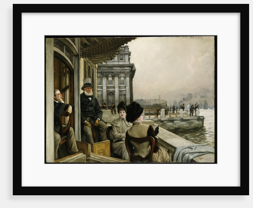 The Terrace of the Trafalgar Tavern, Greenwich, c.1878 by James Jacques Joseph Tissot